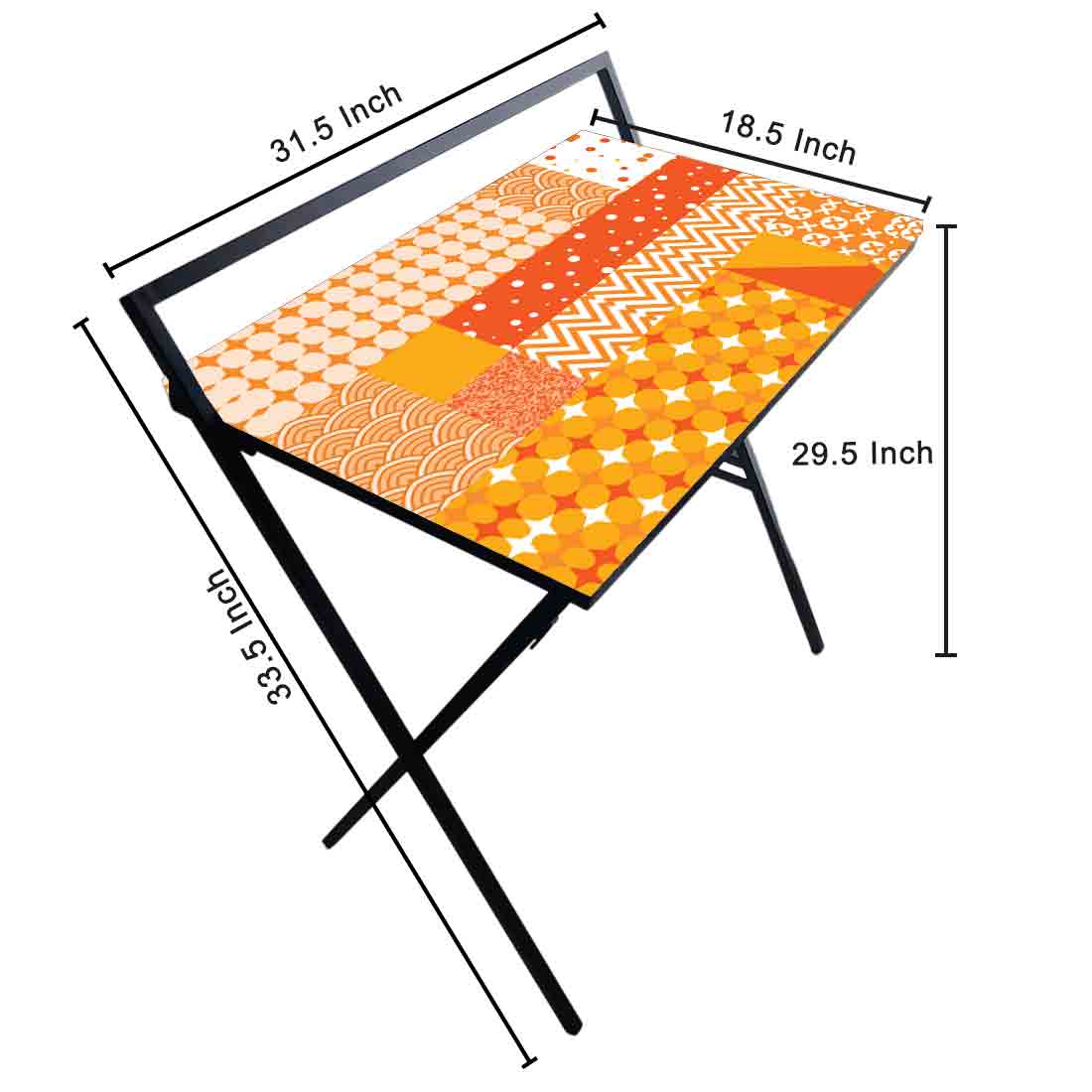 Foldable Small Study Table for WFH Desk - Colorful - Image 30