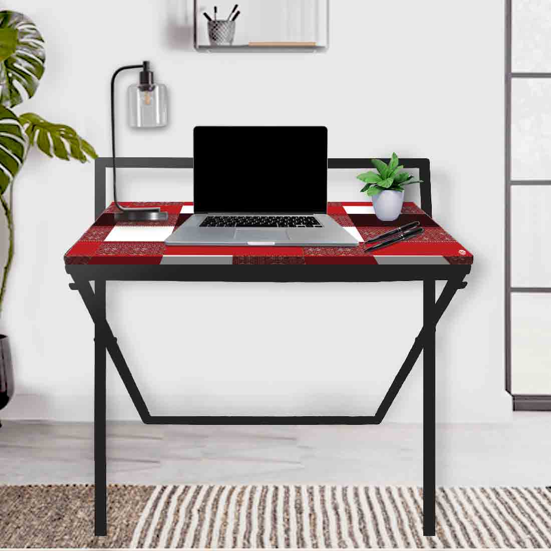 Foldable Small Study Table for WFH Desk - Colorful - Image 31
