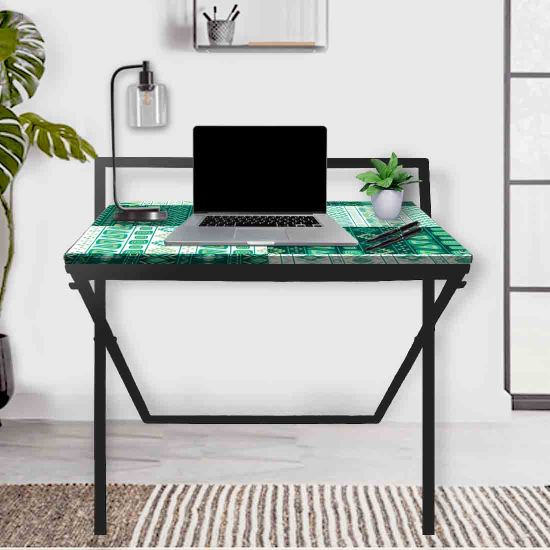 Foldable Small Study Table for WFH Desk - Colorful - Image 33