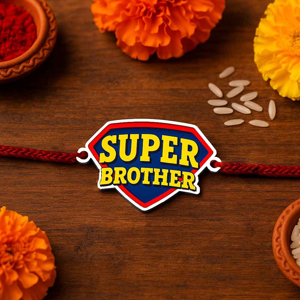 Super Brother Rakshabandhan Gift for Brother – Premium 1200ml Insulated Tumbler with Fun Rakhi - Image 2
