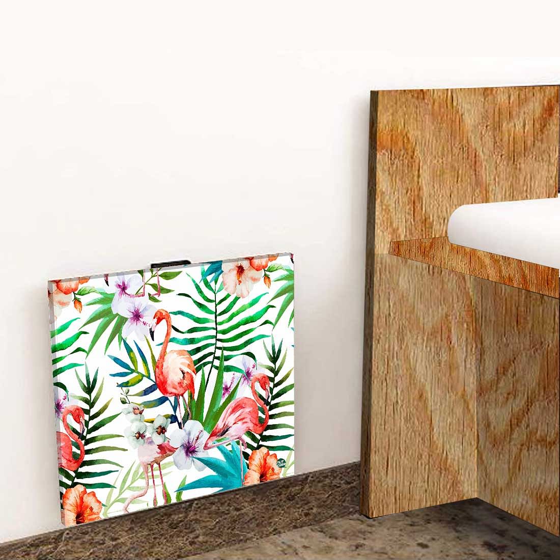 Wall Hanging Bedside Table For Bedroom - Leaves and Swan - Image 8