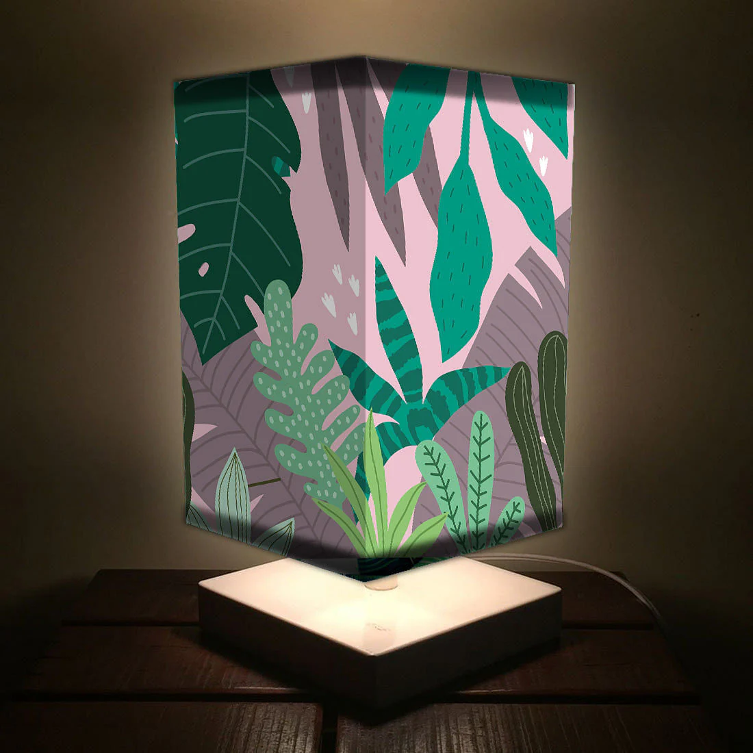 Side Table Lamps for Bedroom Tropical