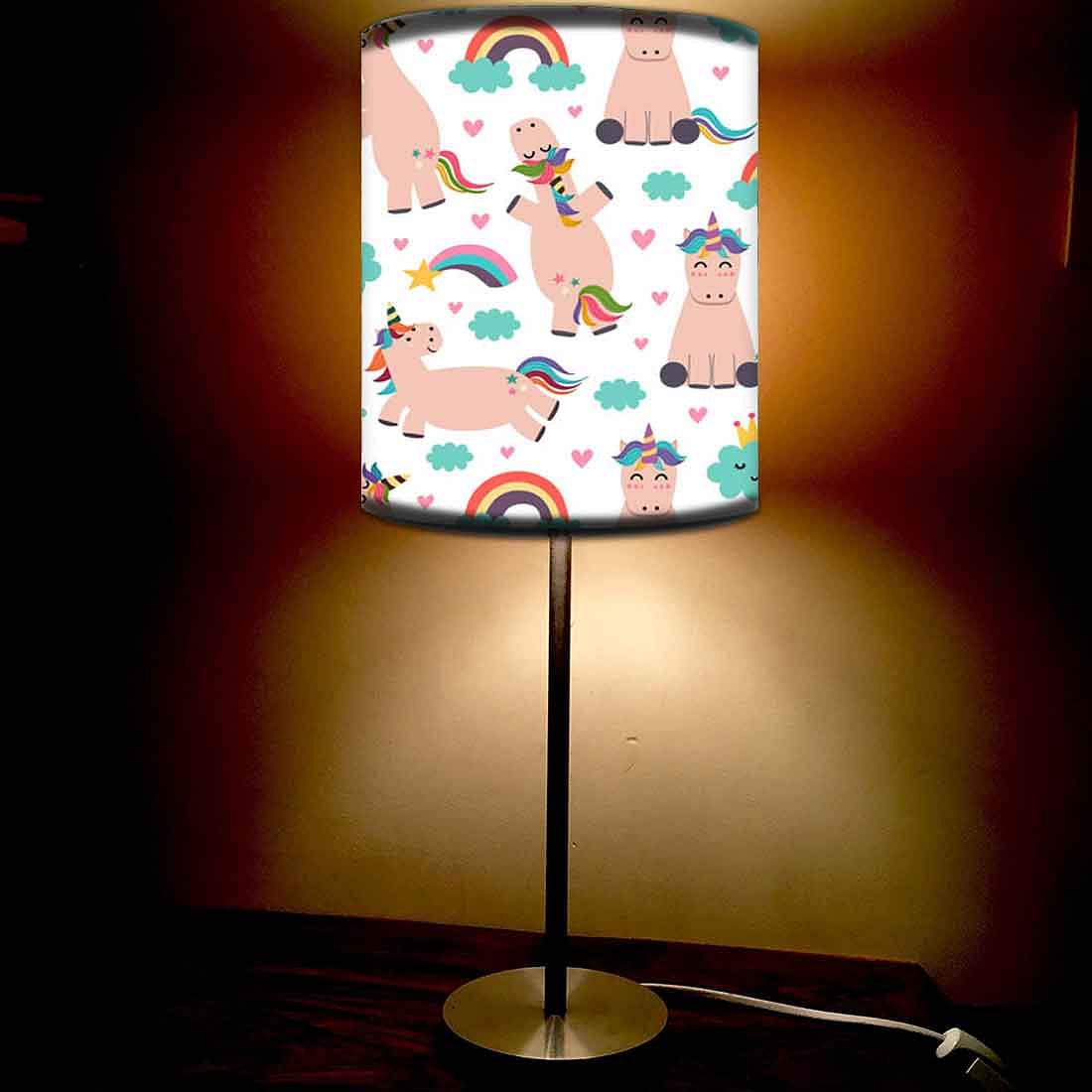 Designer Table Lamp for Living Room Bedside Lamps - Rainbow Unicorns