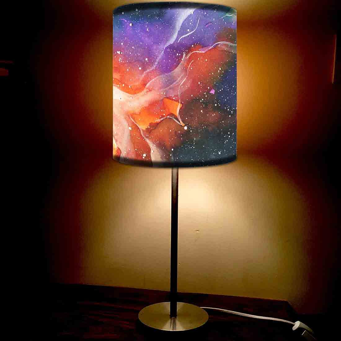 Multi Watercolor Modern Bedside Lamps