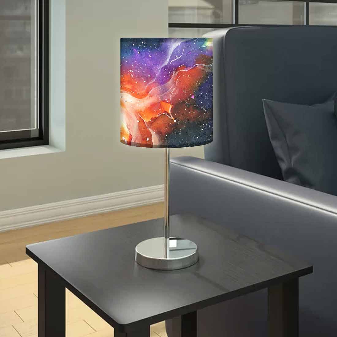 Multi Watercolor Modern Bedside Lamps - Image 2