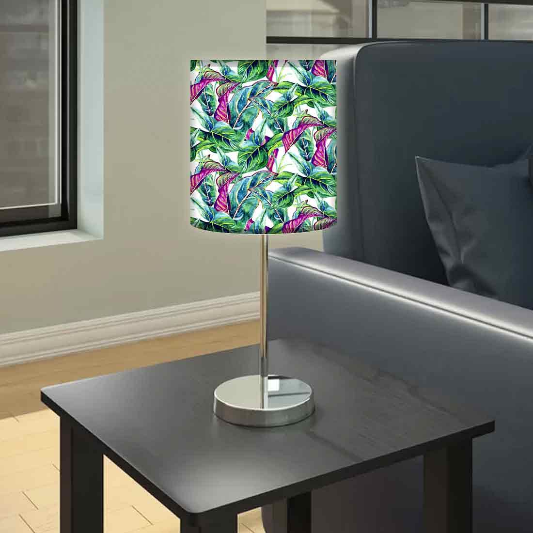Green Tropical Leaf Small Modern Table Lamp for Living Room - Image 2