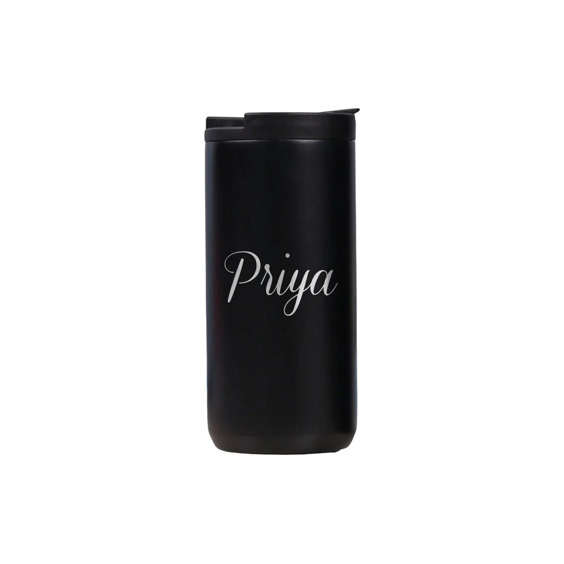 Personalized Coffee Tea Travel Mug Tumbler With Name Initials Monogram Engraved (400 ML) - Image 2