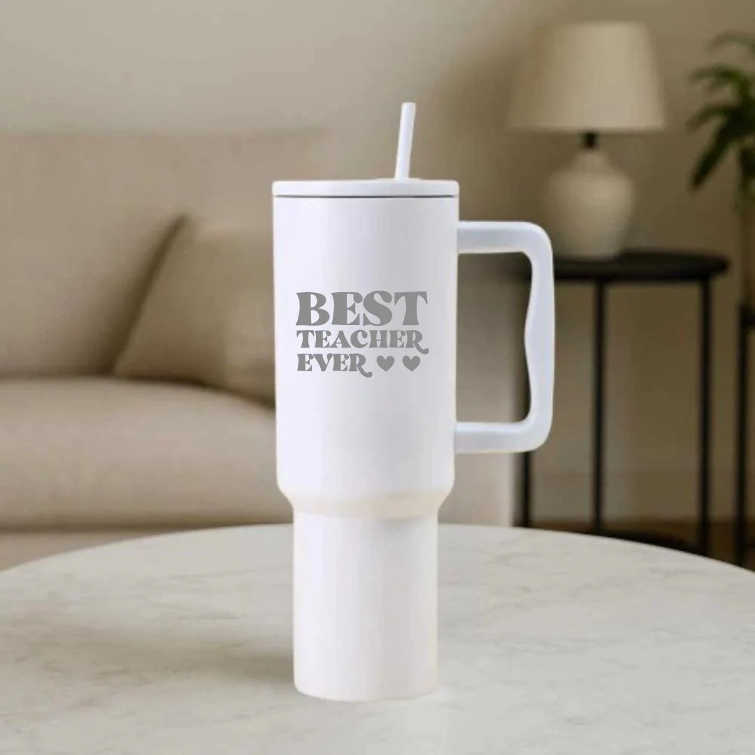 Teacher Day Gift Insulated Tumbler 1200ml with Straw and Lid Large Travel Cups - Image 10