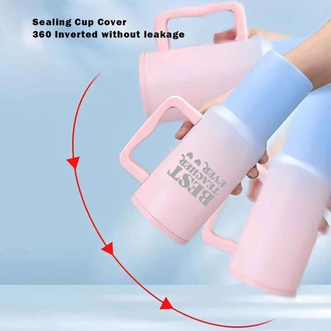 Teacher Day Gift Insulated Tumbler 1200ml with Straw and Lid Large Travel Cups - Image 14