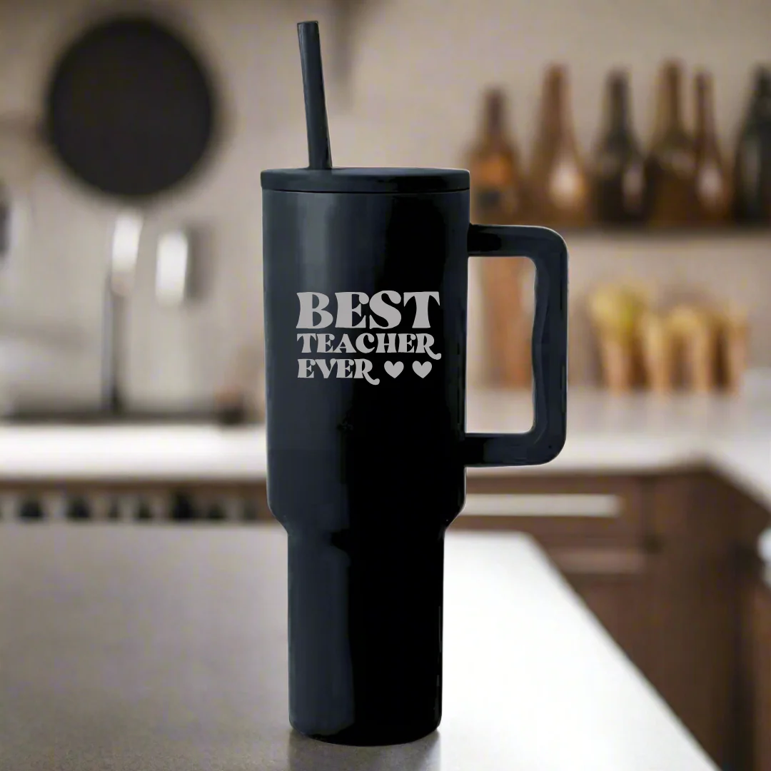 Teacher Day Gift Insulated Tumbler 1200ml with Straw and Lid Large Travel Cups - Image 15