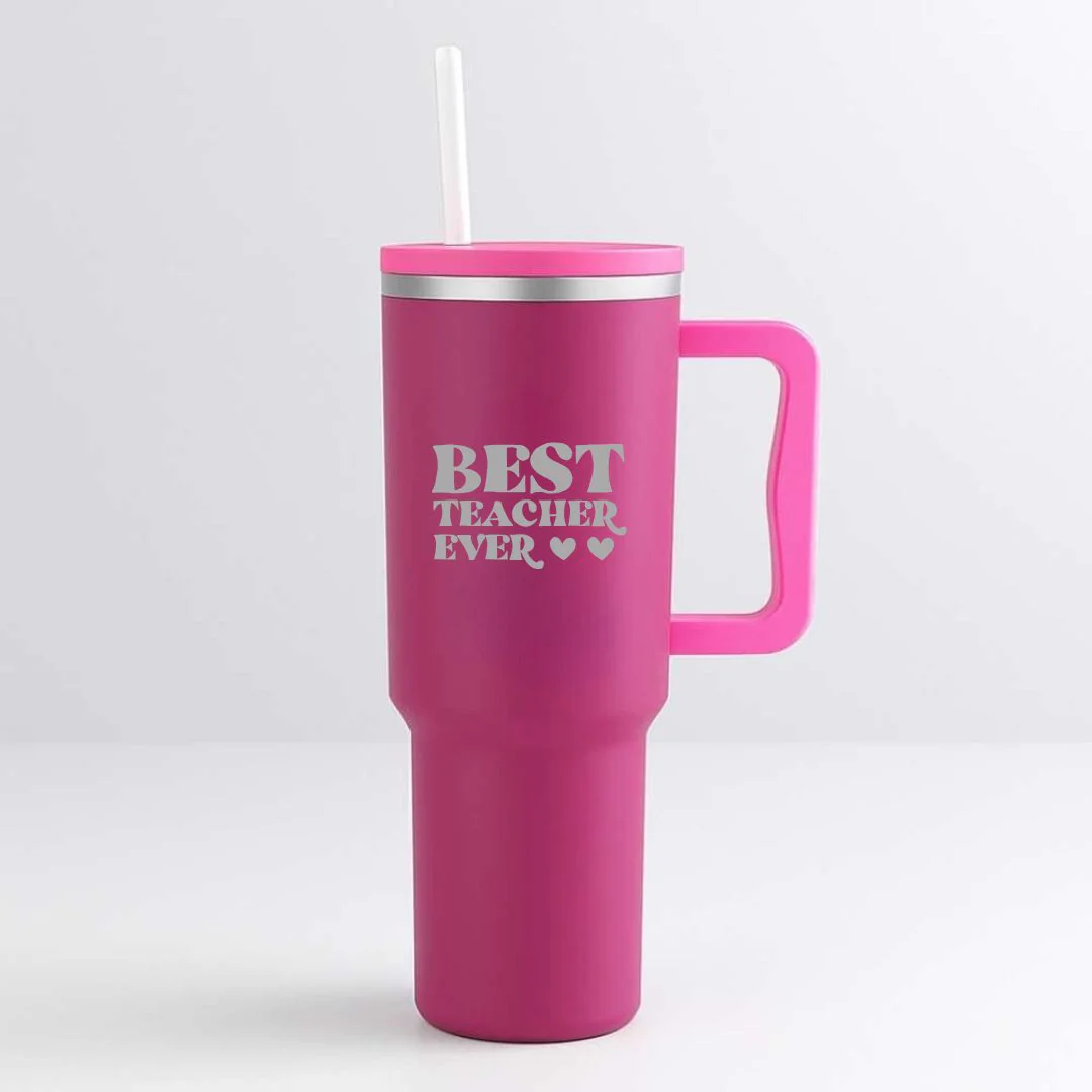 Teacher Day Gift Insulated Tumbler 1200ml with Straw and Lid Large Travel Cups - Image 2