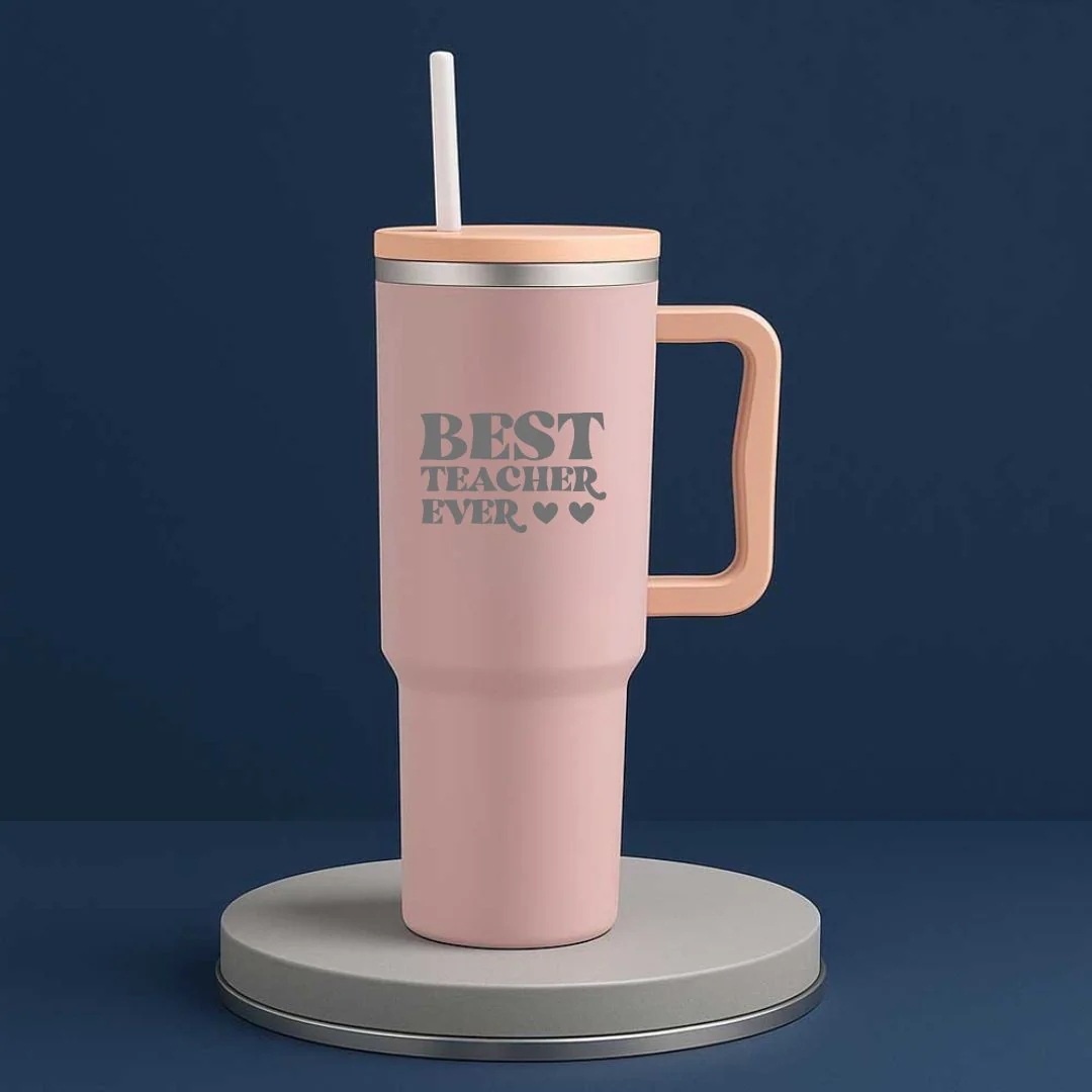 Teacher Day Gift Insulated Tumbler 1200ml with Straw and Lid Large Travel Cups - Image 3