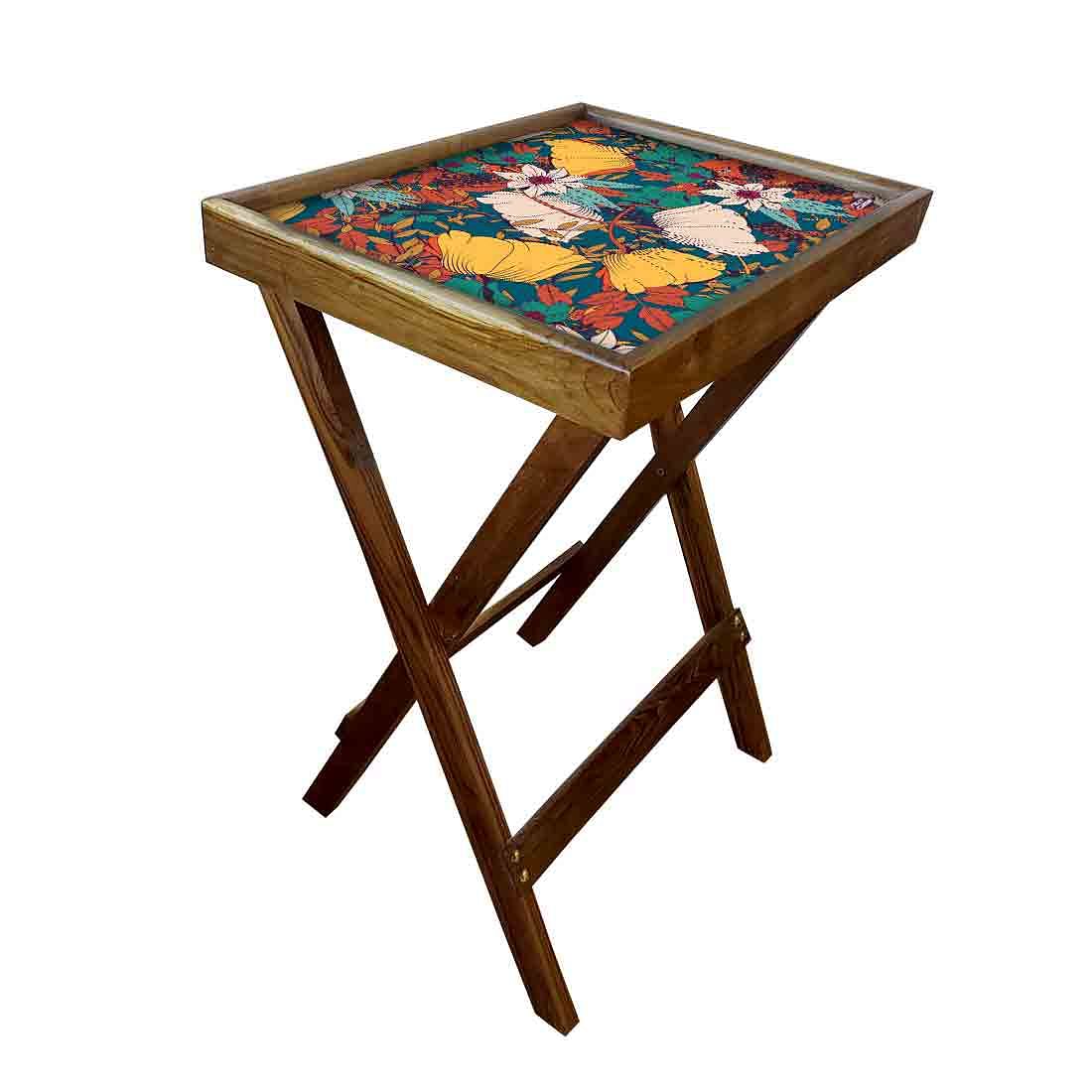 Nutcase TV Tray Table Bar Snack Serving Tables-Elegance - Image 2