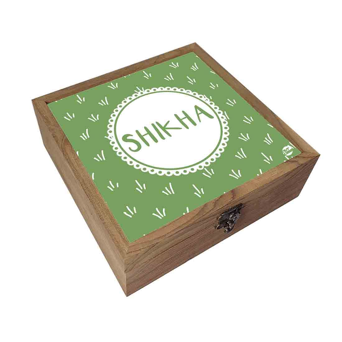 Personalized Jewellery Box for Women - Grass Texture - Image 2