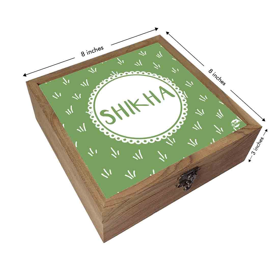 Personalized Jewellery Box for Women - Grass Texture - Image 3