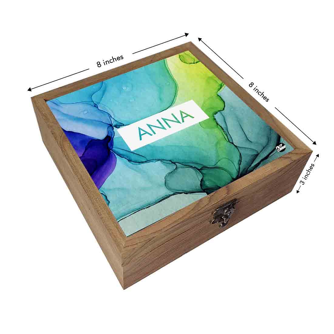 Customized Jewellery Storage Box for Girls - Watercolor - Image 3