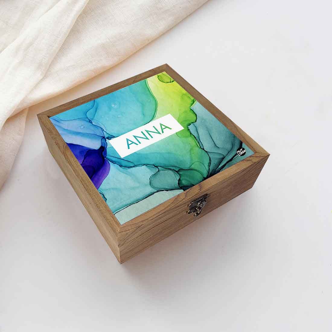 Customized Jewellery Storage Box for Girls - Watercolor - Image 5