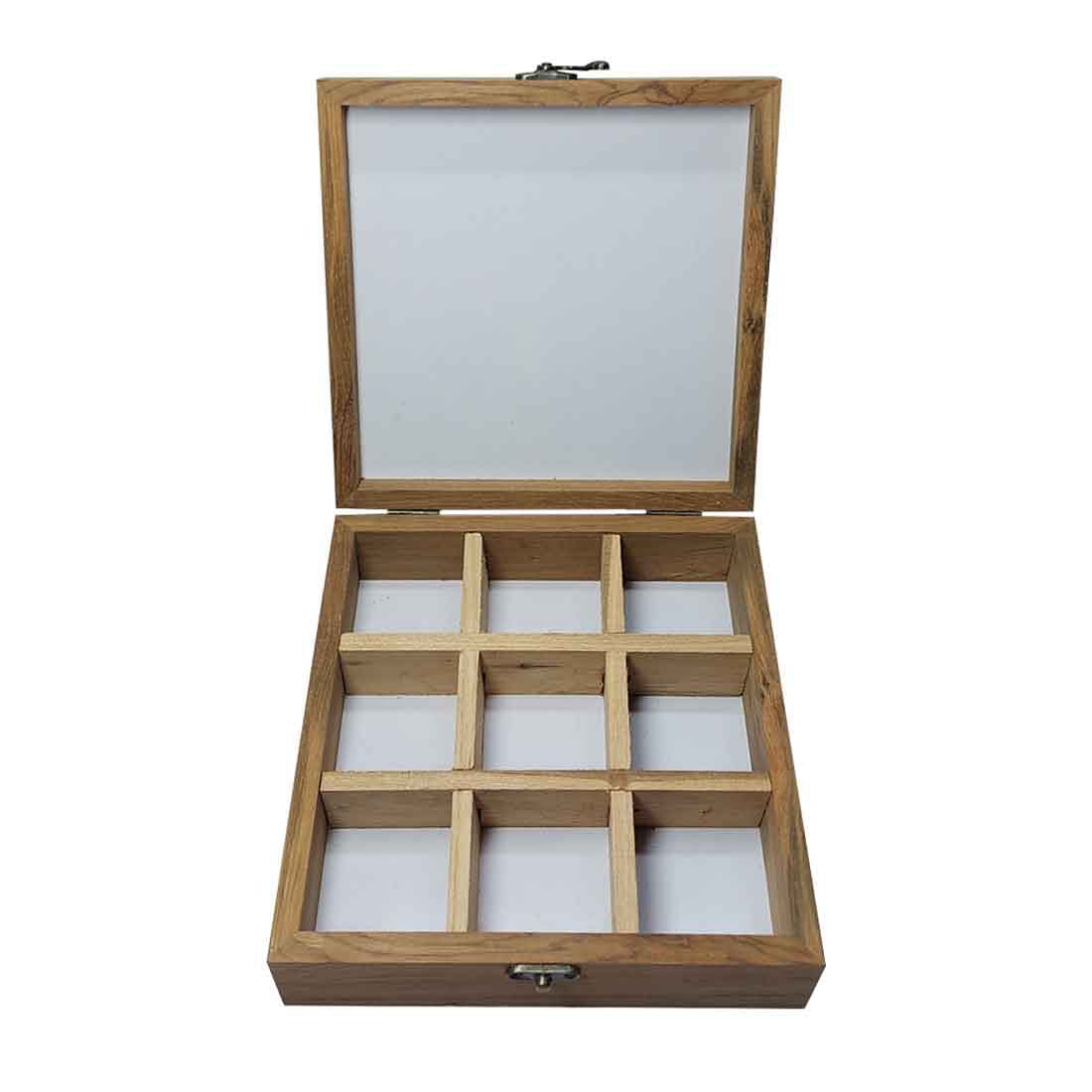 Custom Personalized Gifts Jewelry Box for Women - Purple Ink Watercolor - Image 4