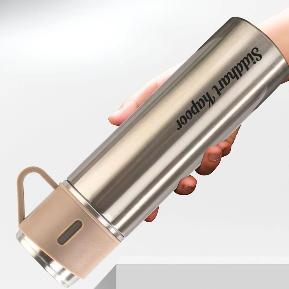 Personalized Thermos Cup For Tea Flask Gift Box Set Stainless Steel Flask - Add Name - Image 44