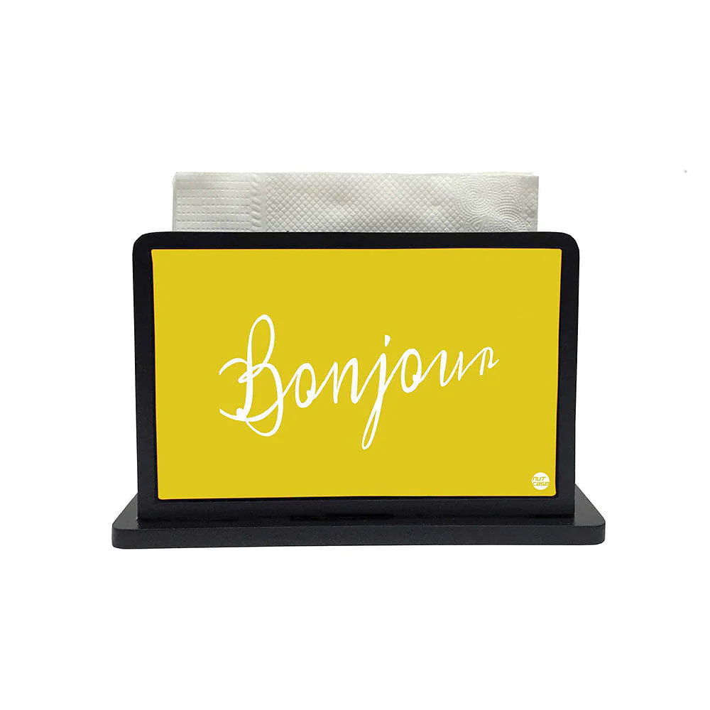 Tissue Holder Paper Napkin Stand - Bonjour - Image 2