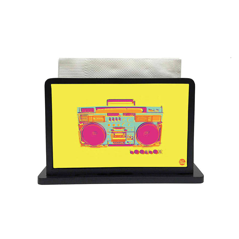 Tissue Holder Paper Napkin Stand - Radio Yellow - Image 2