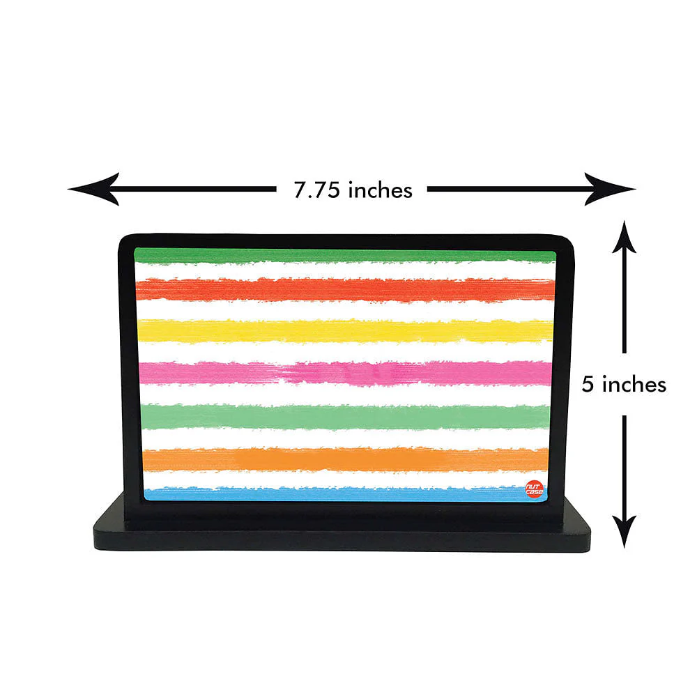 Tissue Holder Paper Napkin Stand - Watercolor Lines - Image 3