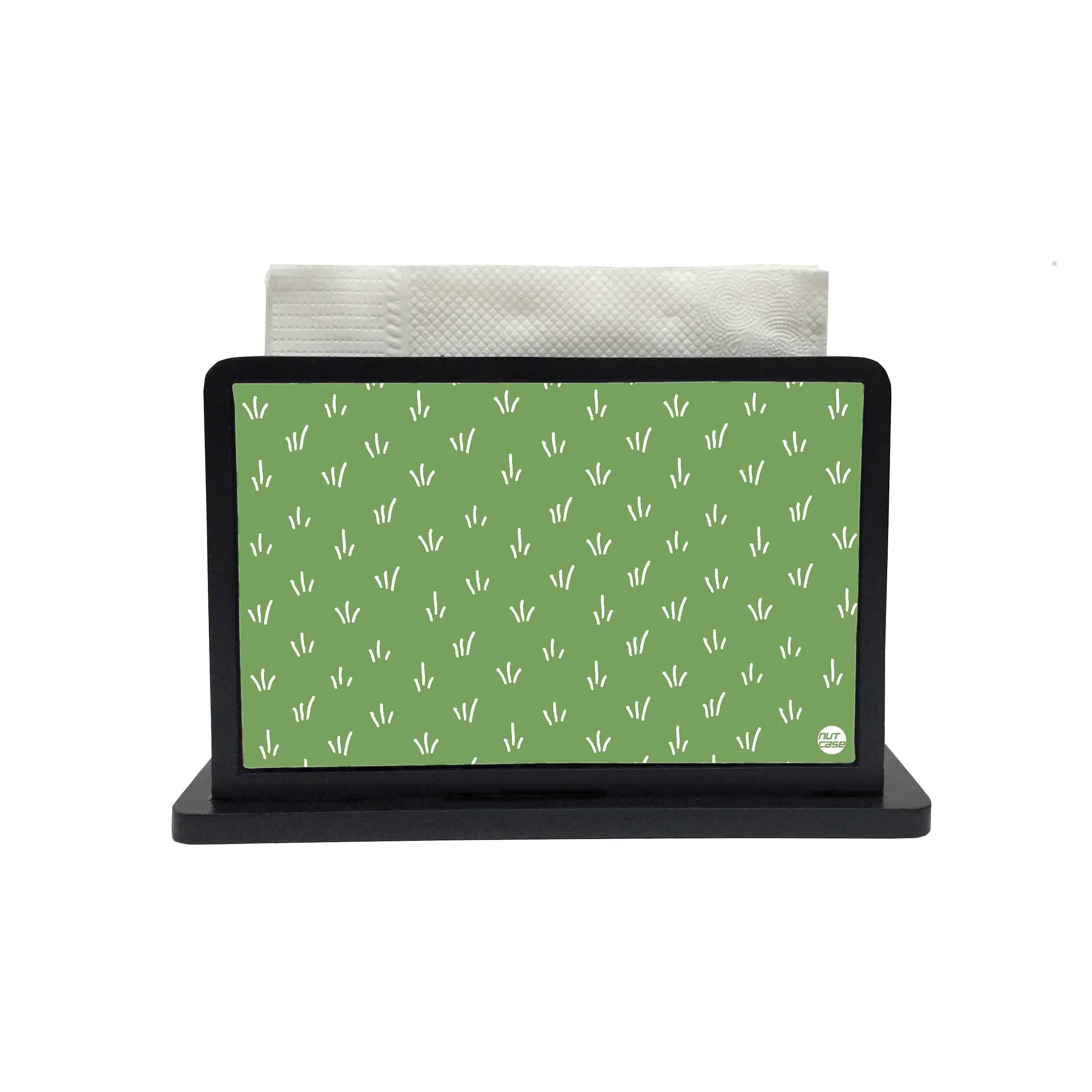 Tissue Paper Napkin Holder Stand - Green Grass - Image 2