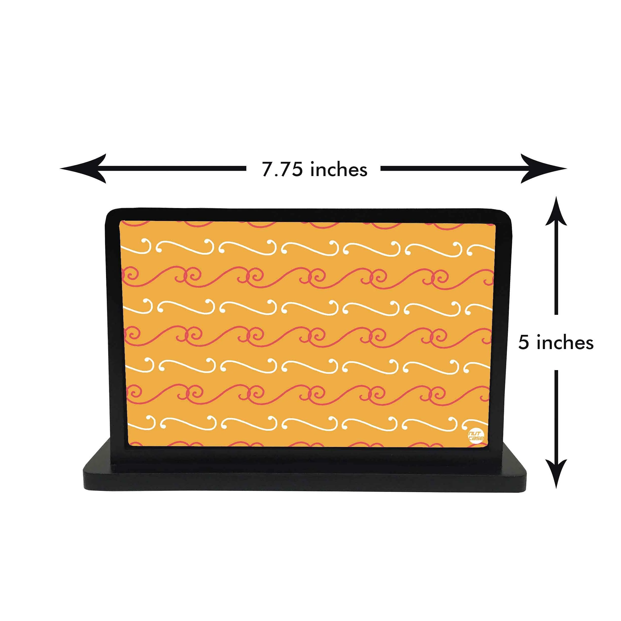 Tissue Paper Napkin Holder Stand - Ethnic Pattern Orange - Image 3