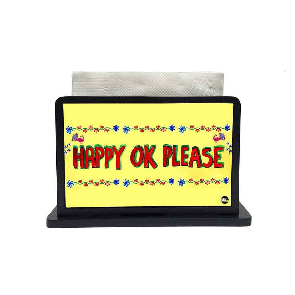 Tissue Holder Paper Napkin Stand - Happpy Ok Please - Image 2