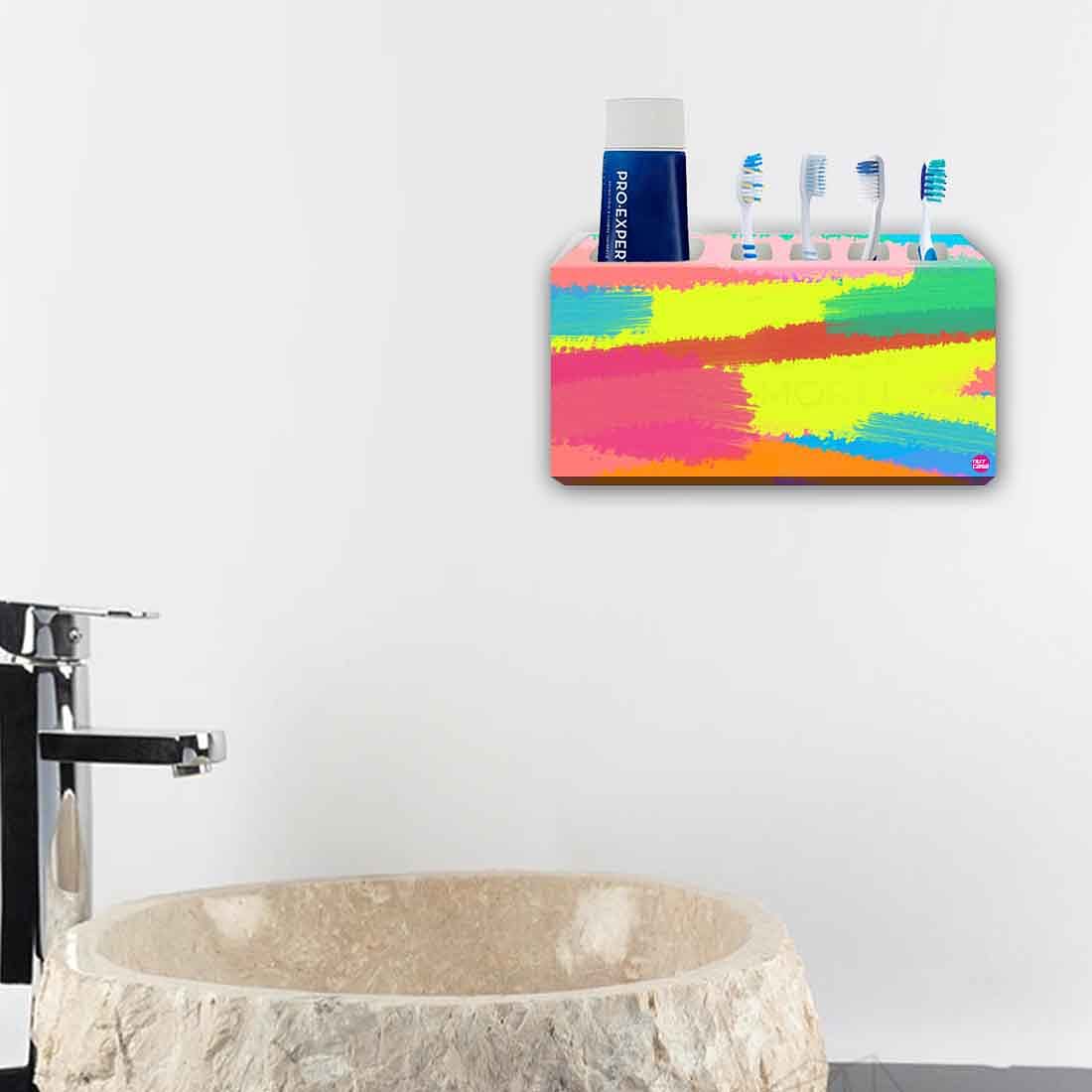 Toothbrush Holder Wall Mounted -Rainbow Jungle - Image 4