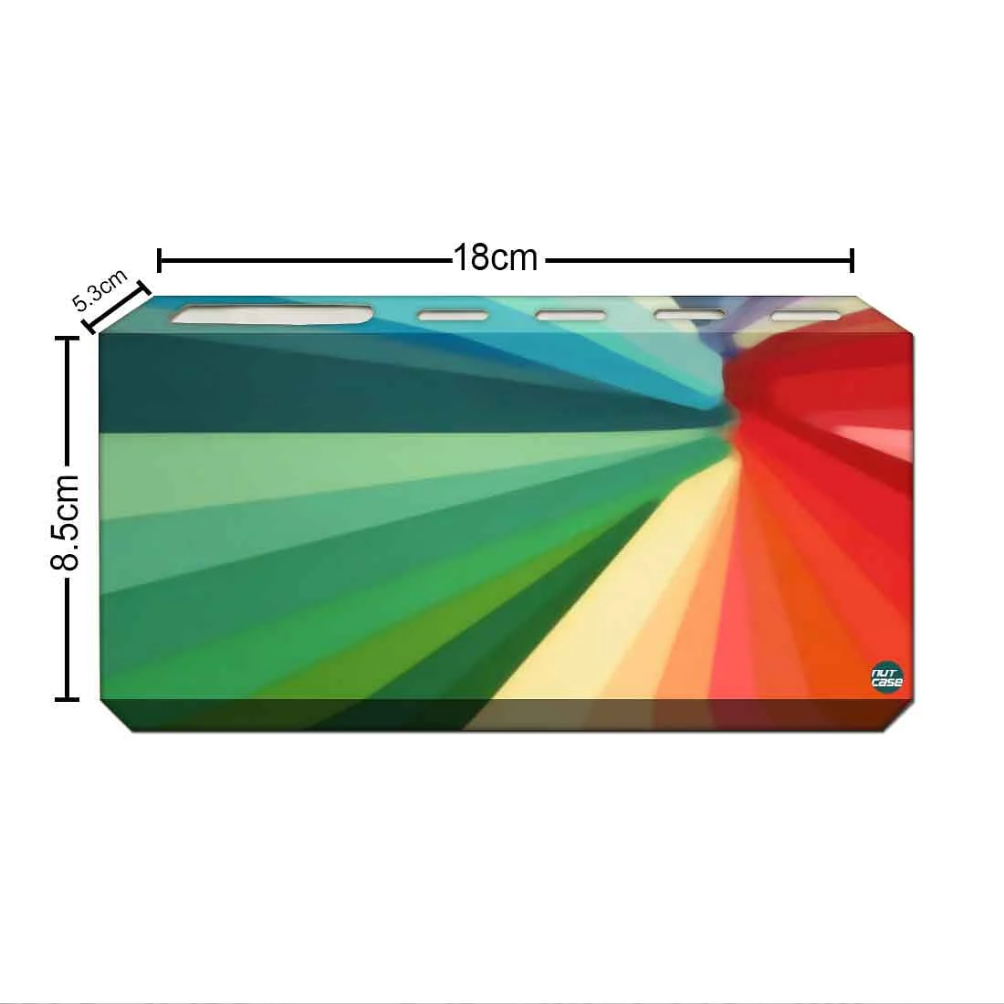 Toothbrush Holder Wall Mounted -Multicolor Strips - Image 3