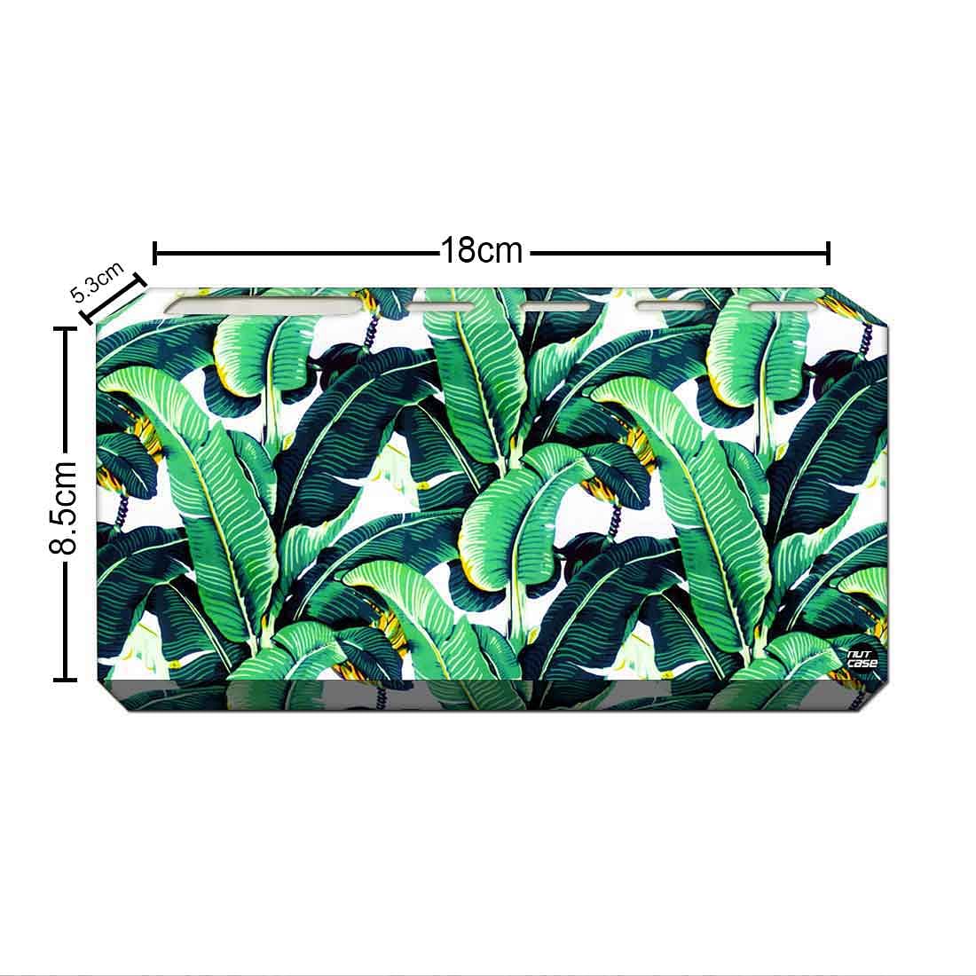 Toothbrush Holder Wall Mounted -Banana Leaves Green - Image 3