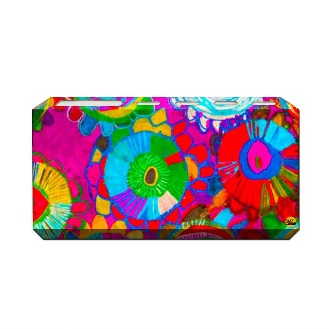 Toothbrush Holder Wall Mounted -Floral Stitch - Image 2