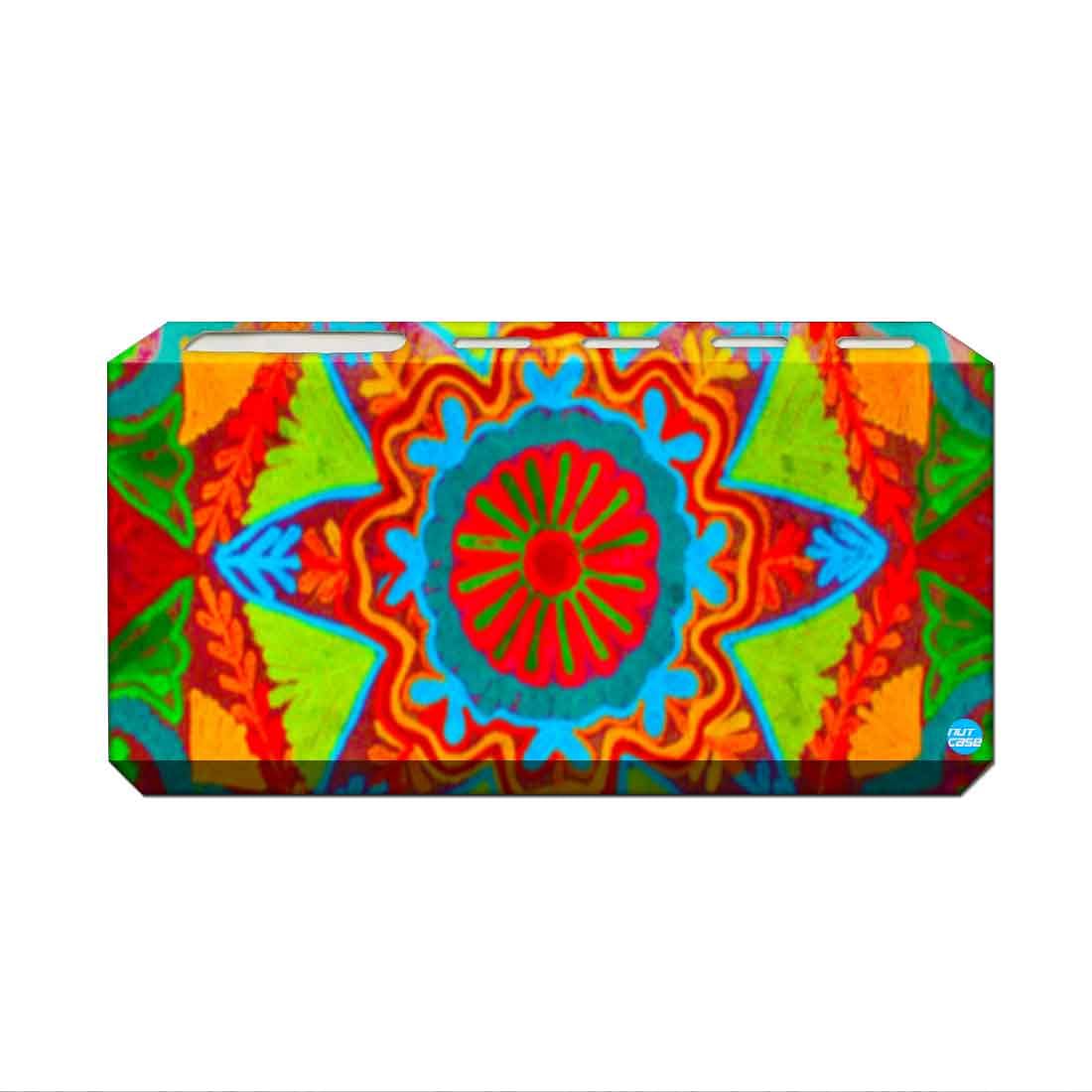 Toothbrush Holder Wall Mounted -Indian Fabric - Image 2