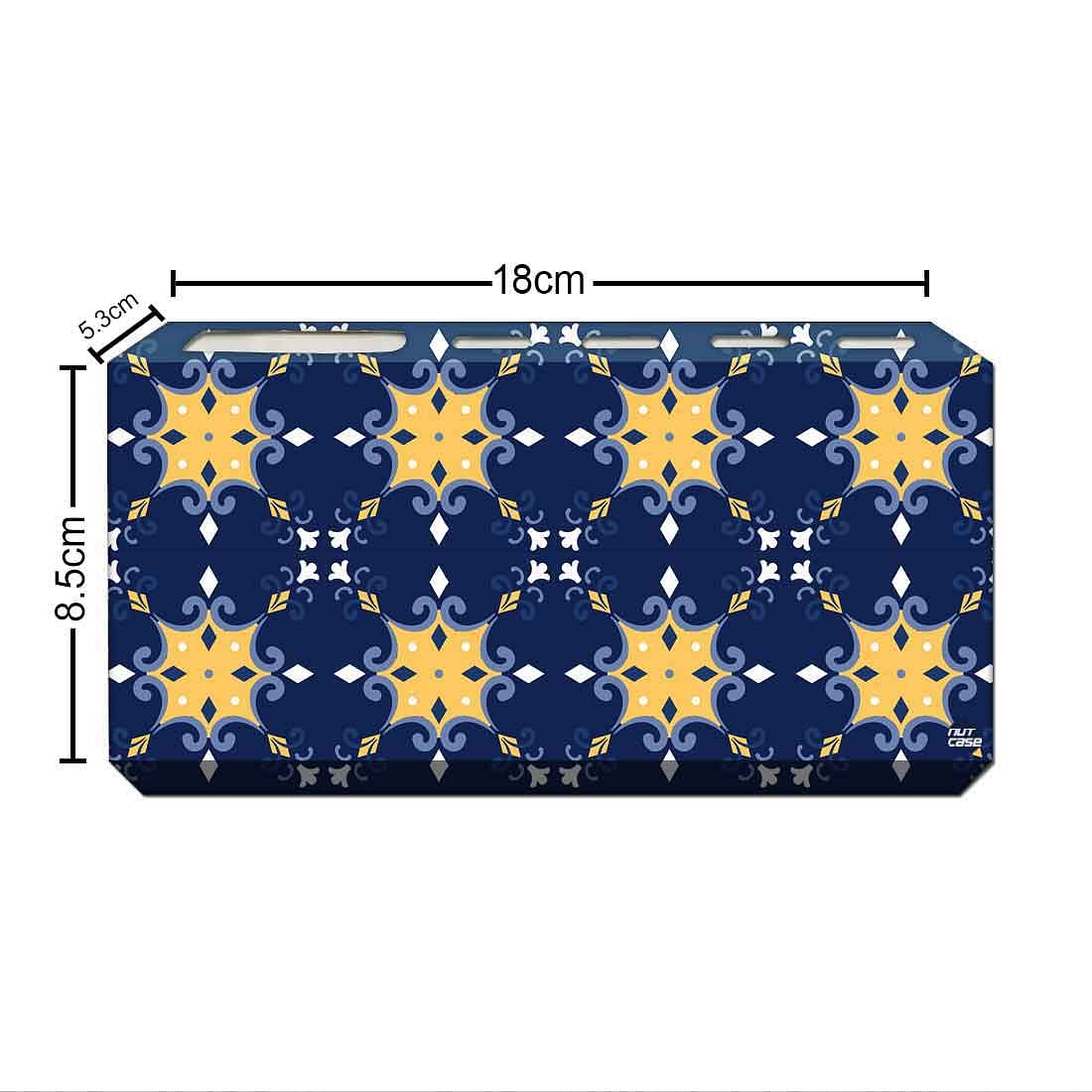 Toothbrush Holder Wall Mounted - Blue Yellow Design - Image 3