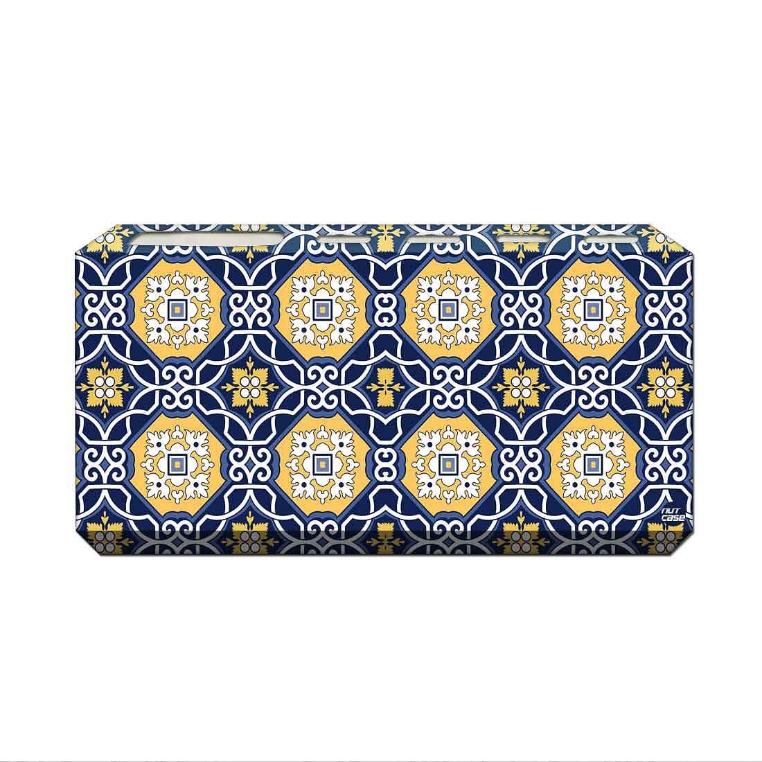 Toothbrush Holder Wall Mounted -Floral Spanish Pattern - Image 2