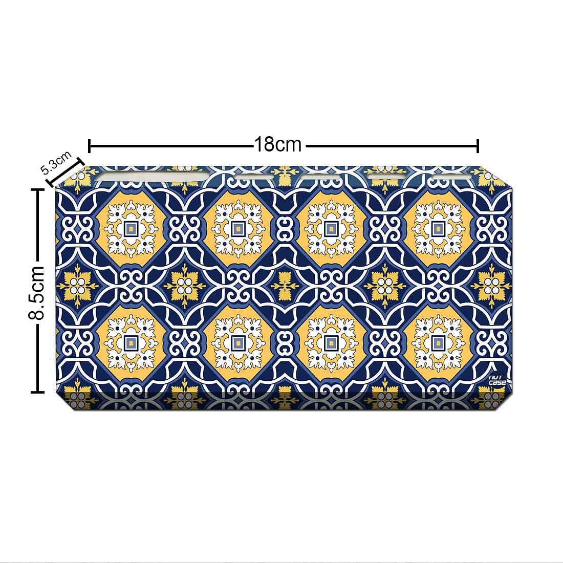 Toothbrush Holder Wall Mounted -Floral Spanish Pattern - Image 3