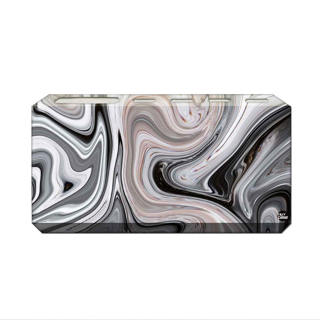 Toothbrush Holder Wall Mounted -Black Swirls - Image 2