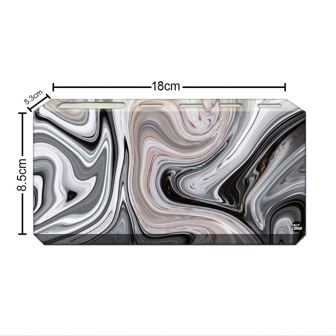Toothbrush Holder Wall Mounted -Black Swirls - Image 3