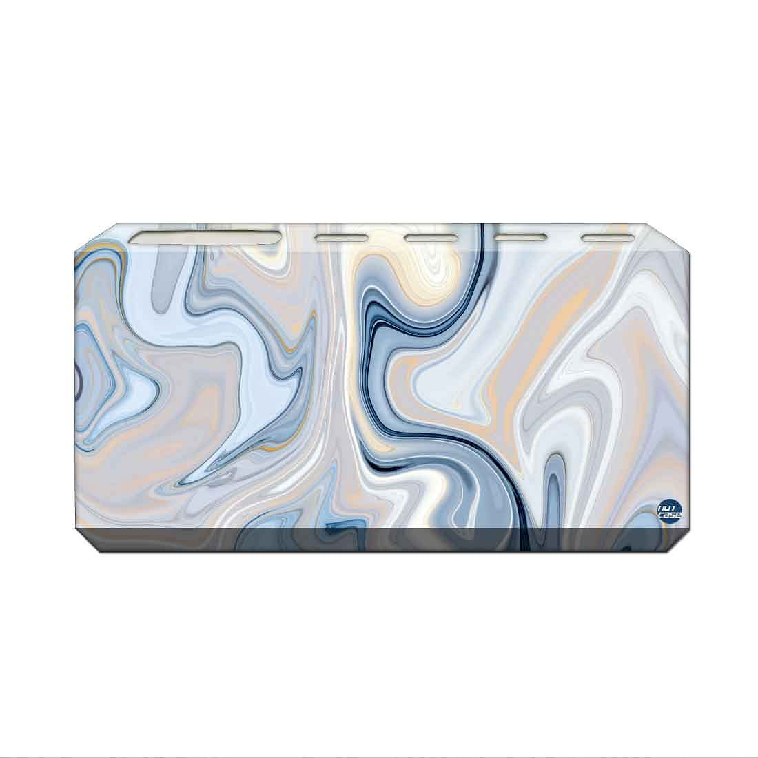 Toothbrush Holder Wall Mounted -Blue Swirls - Image 2