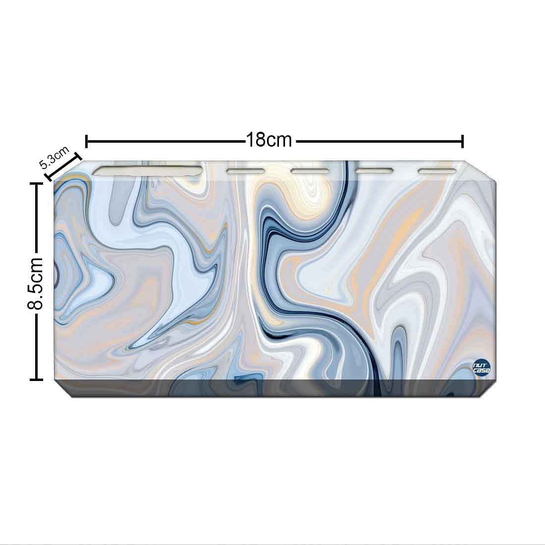 Toothbrush Holder Wall Mounted -Blue Swirls - Image 3