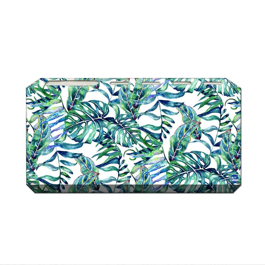 Toothbrush Holder Wall Mounted -Tropical Leaf - Image 2