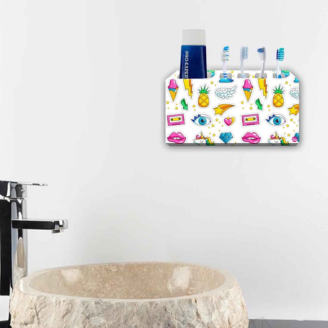 Toothbrush Holder Wall Mounted -Eyes Lips - Image 4