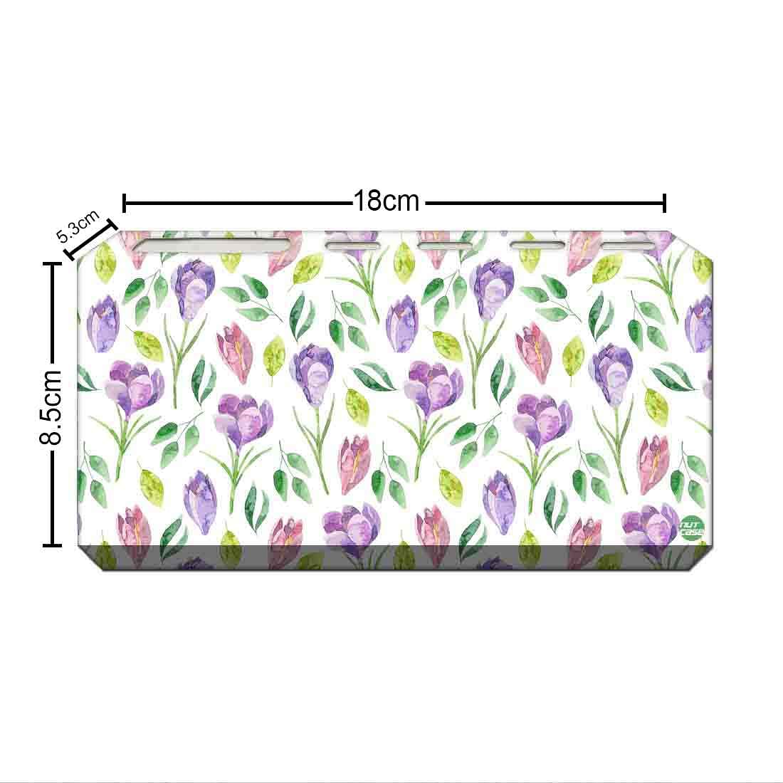 Toothbrush Holder Wall Mounted -Purple Flower - Image 3