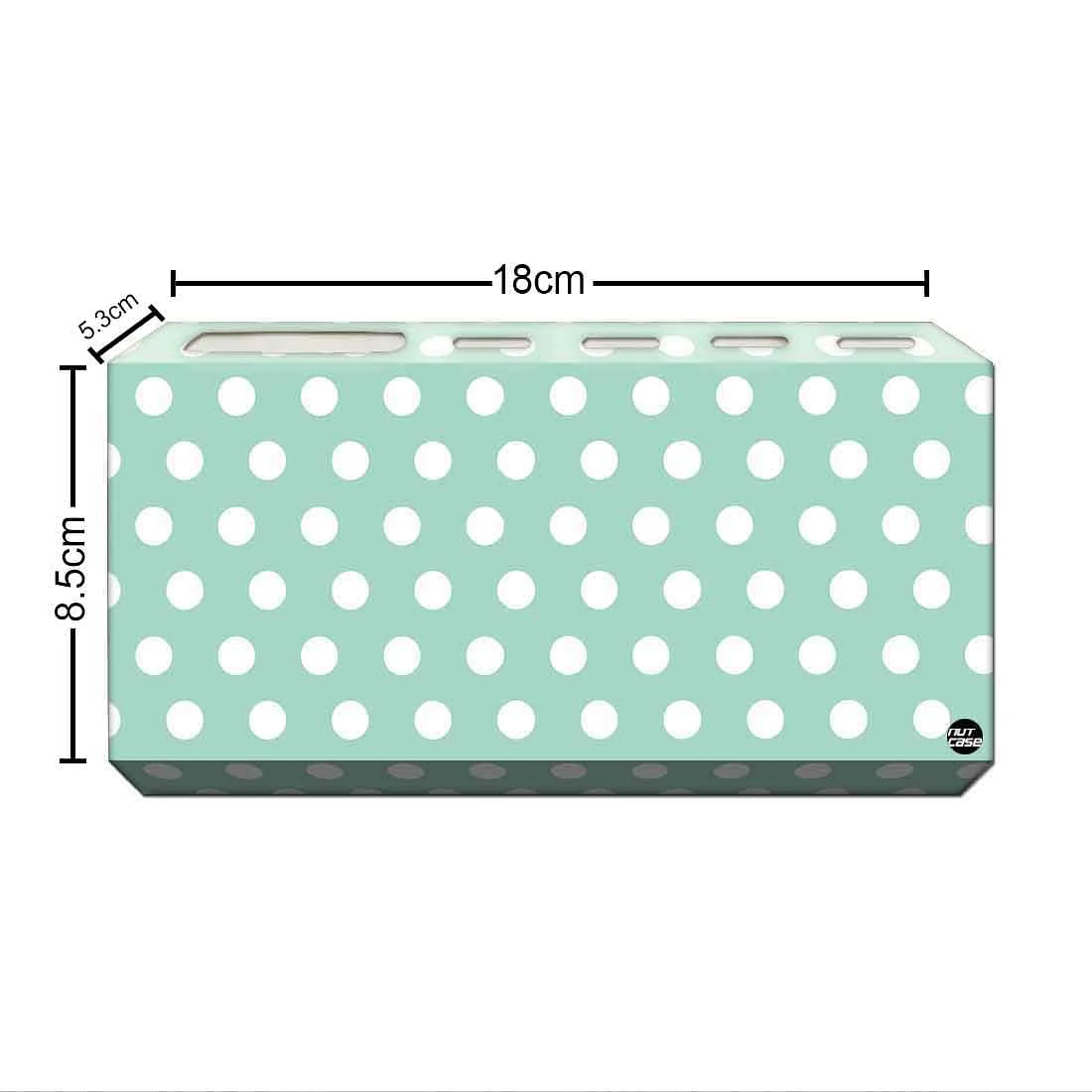Toothbrush Holder Wall Mounted -Dots White - Image 3