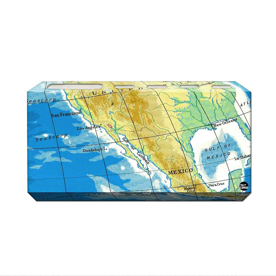 Toothbrush Holder Wall Mounted -Map - Image 2
