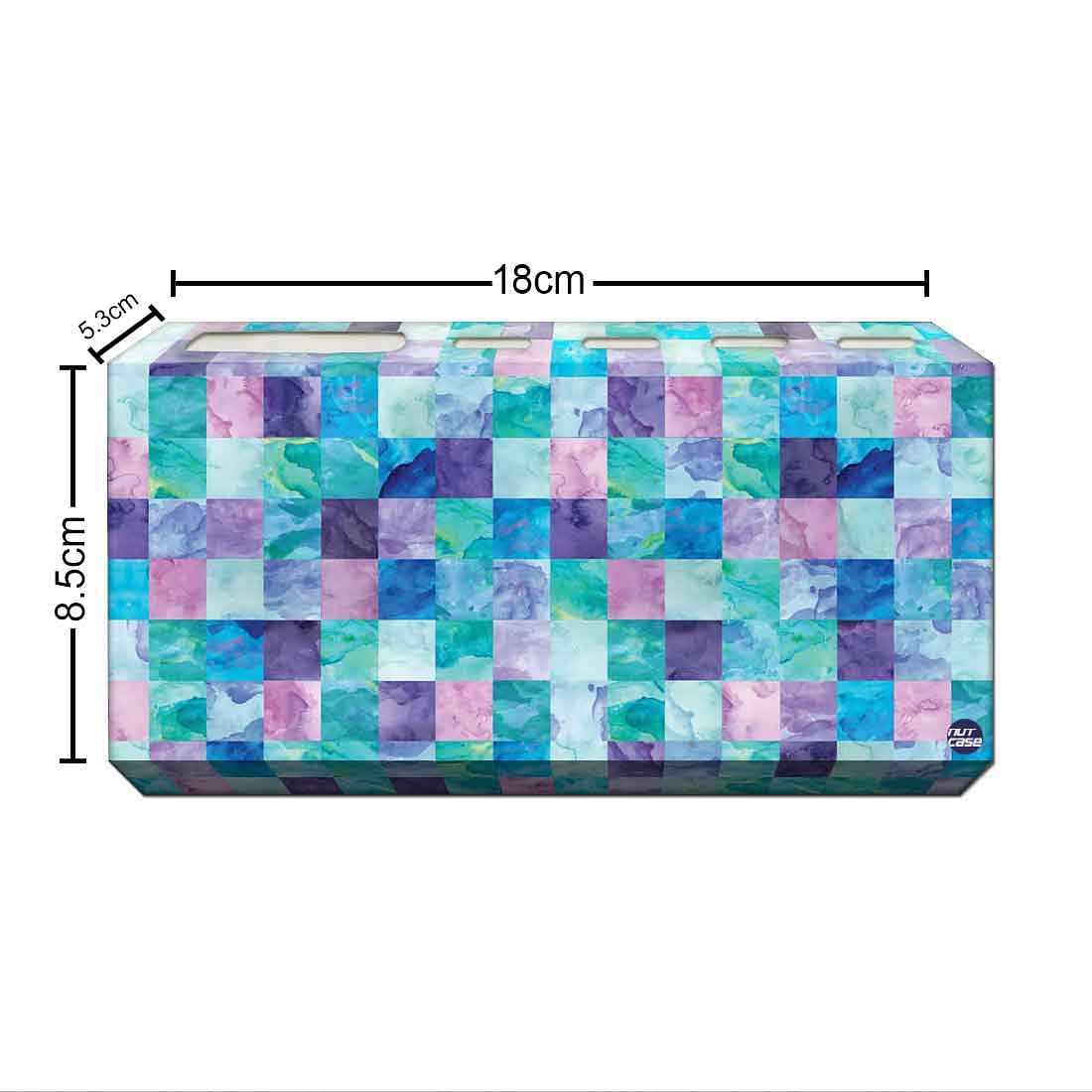 Toothbrush Holder Wall Mounted -Light Shade Marble Dots - Image 3