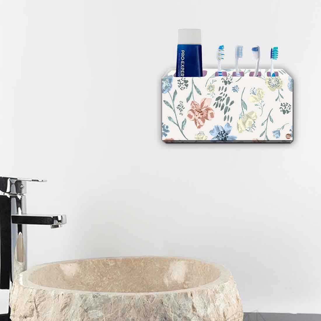 Toothbrush Holder Wall Mounted -Cute Baby Flowers - Image 4