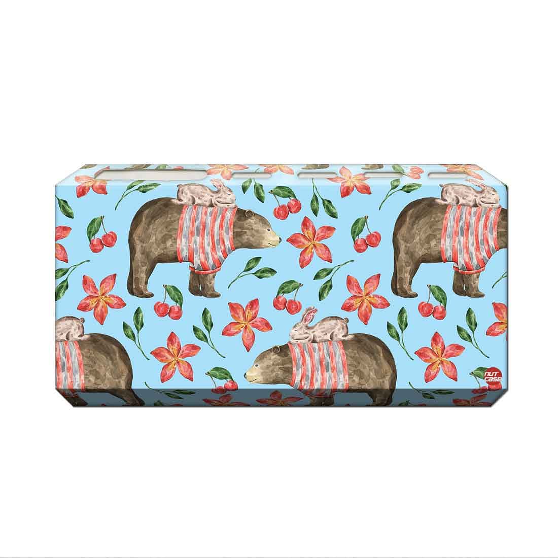 Toothbrush Holder Wall Mounted -Panda & Rabbit - Image 2