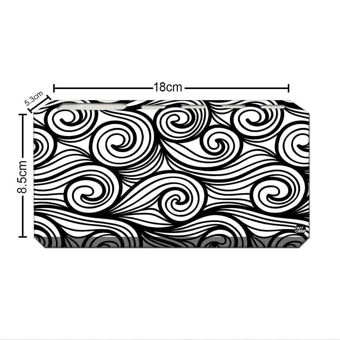 Toothbrush Organizer for Wall with Waves Pattern Printed - Image 3